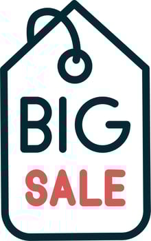 Big Sale Vector Icon