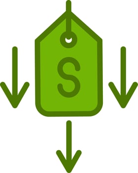 Low Price Vector Icon