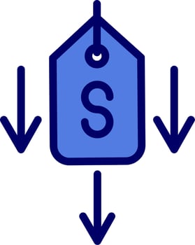 Low Price Vector Icon