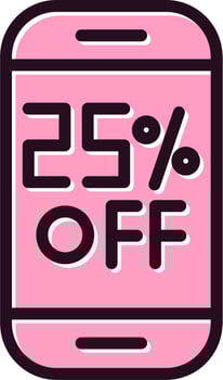 25 Percent Off vector