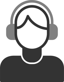 Listening Vector Icon