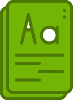 Flash Card Vector Icon