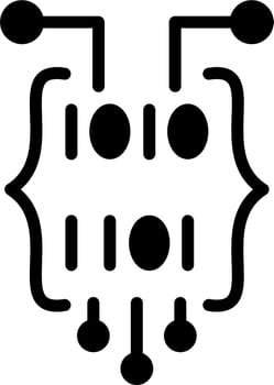Binary Code Vector Icon