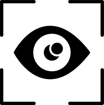 Eye Scanner Vector Icon
