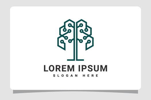 Smart Brain Idea Logo Template Design Inspiration vector