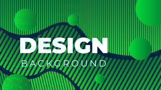 Colorful template banner with gradient color. Design with liquid shape. vector
