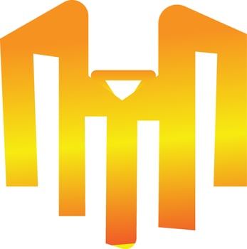 This is a beautiful creative monogram logo design vector
