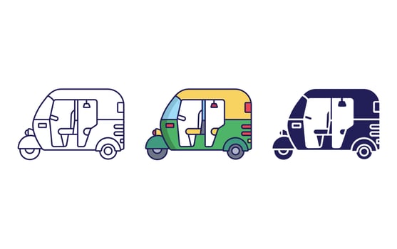 Outline Auto icon vector