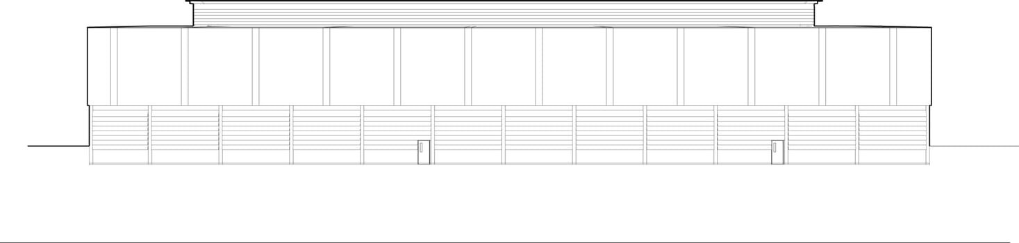 3D illustration of building structure vector