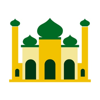 Mosque icons logo illustration vector