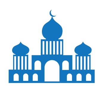 Mosque icons logo illustration vector