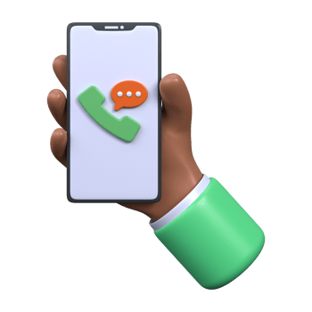 talk phone 3d icon png