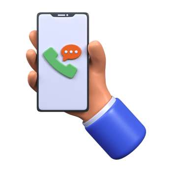 Phone call 3d png