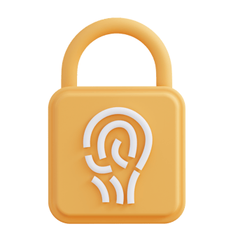 3d illustration of finger pin unlock png