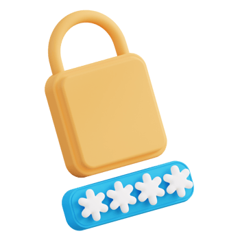 3d illustration of lock security password png