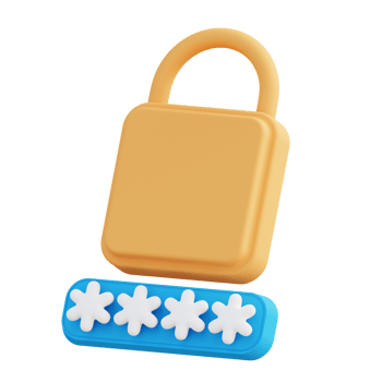 3d illustration of lock security password png