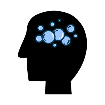 head with bubble png