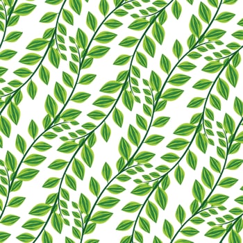 Leaf art vector illustration