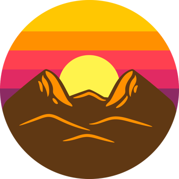 Mountain png graphic clipart design