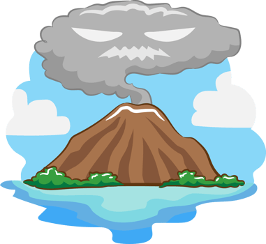 volcano png graphic clipart design