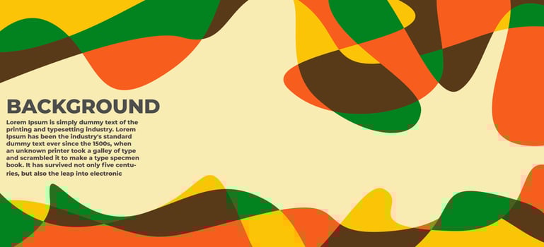 Vector colorful abstract background for banner