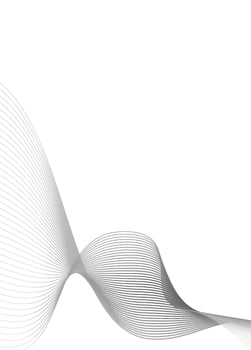 Layout with wavy lines. Monochrome abstract background with halftone lines pattern. Minimalist design template for poster, banner, cover, postcard. vector