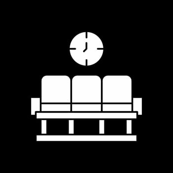 Waiting Area Vector Icon Design