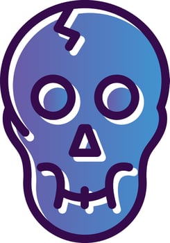Skull Vector Icon Design