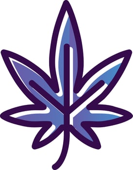 Cannabis Vector Icon Design