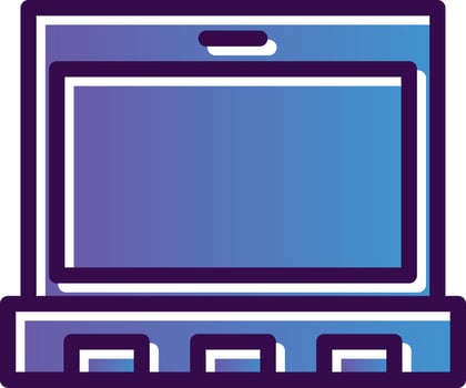 Monitor Vector Icon Design