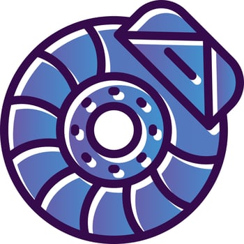 Brake Disc Vector Icon Design