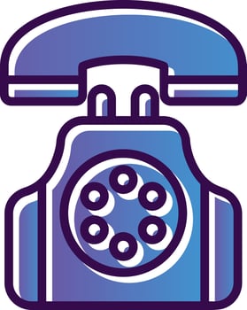 Telephone Vector Icon Design