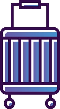 Baggage Vector Icon Design