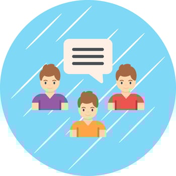 Communication Vector Icon Design