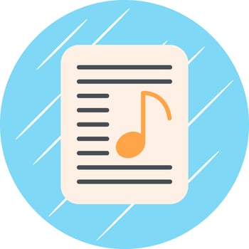 Playlist Vector Icon Design