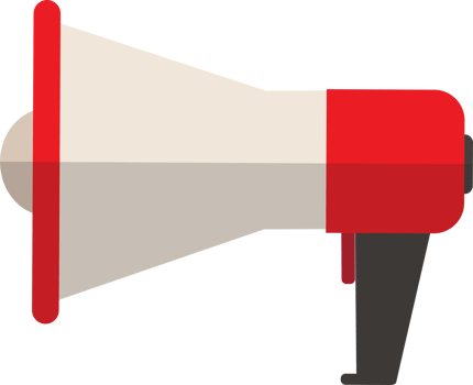 Megaphone Flat icon Design png