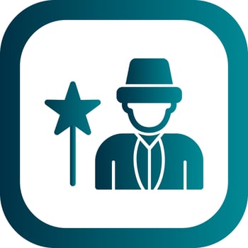 Magician Vector Icon Design