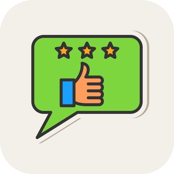 Good Feedback Vector Icon Design