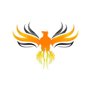 luxury phoenix logo concept, best phoenix bird logo design, phoenix vector logo