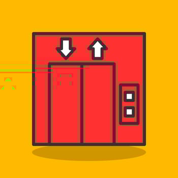 Lift Vector Icon Design
