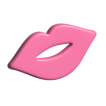 3d icon of lips png