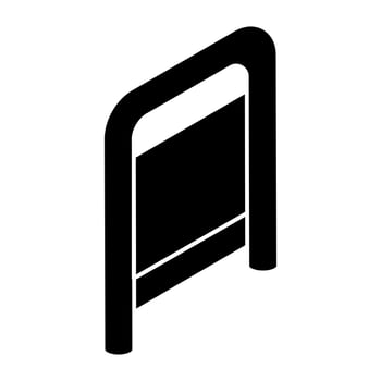 Premium download icon of medical curtain vector