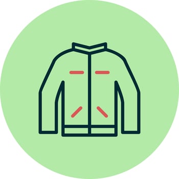 Biker jacket Vector Icon