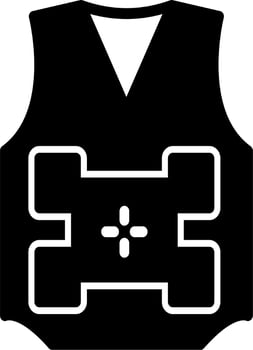 Sleeveless Sweater Vector Icon