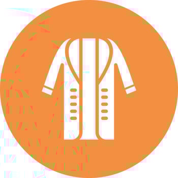 Long Coat Vector Icon