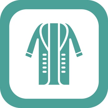 Long Coat Vector Icon