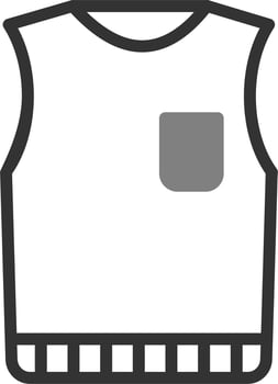 Sleeveless Jumper Vector Icon