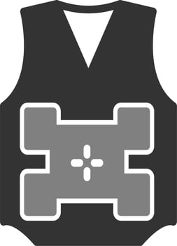 Sleeveless Sweater Vector Icon