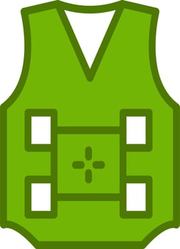 Sleeveless Sweater Vector Icon