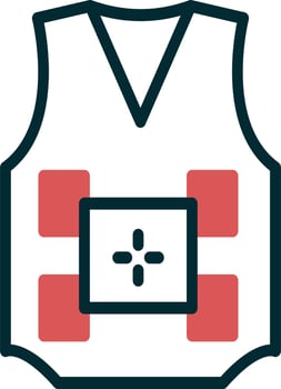 Sleeveless Sweater Vector Icon